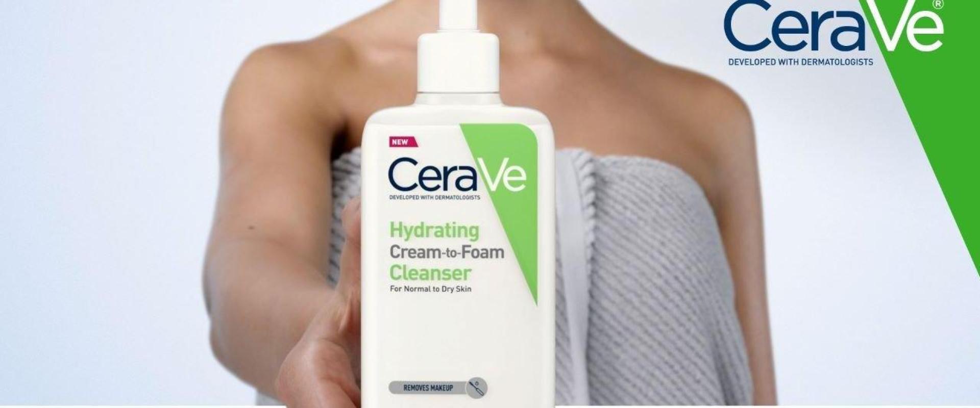 Cerave Nawilżający Krem-Pianka do Mycia: jeden produkt, trzy korzyści